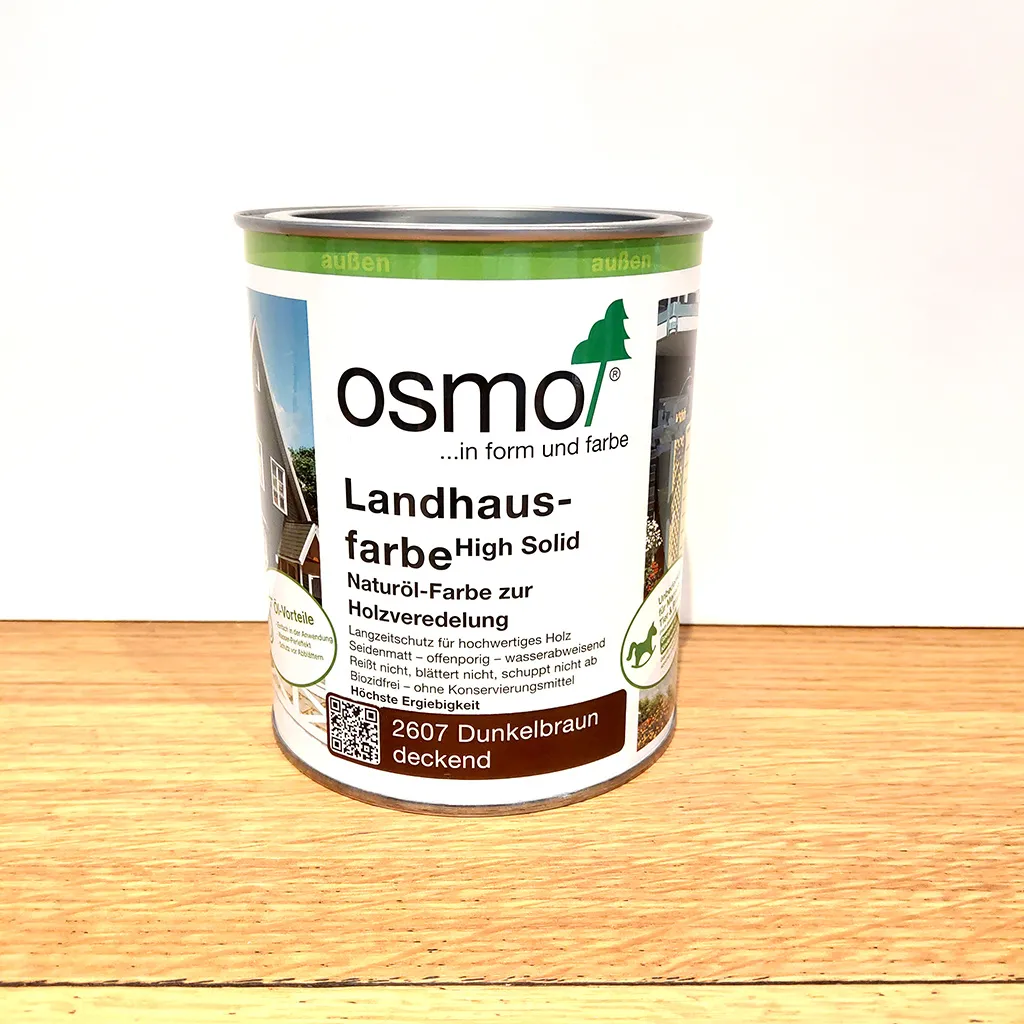 2607 Landhausfarbe Dunkelbraun