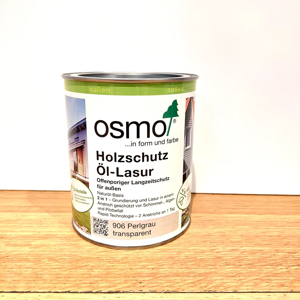 906 Holzschutz &Ouml;l-Lasur Perlgrau