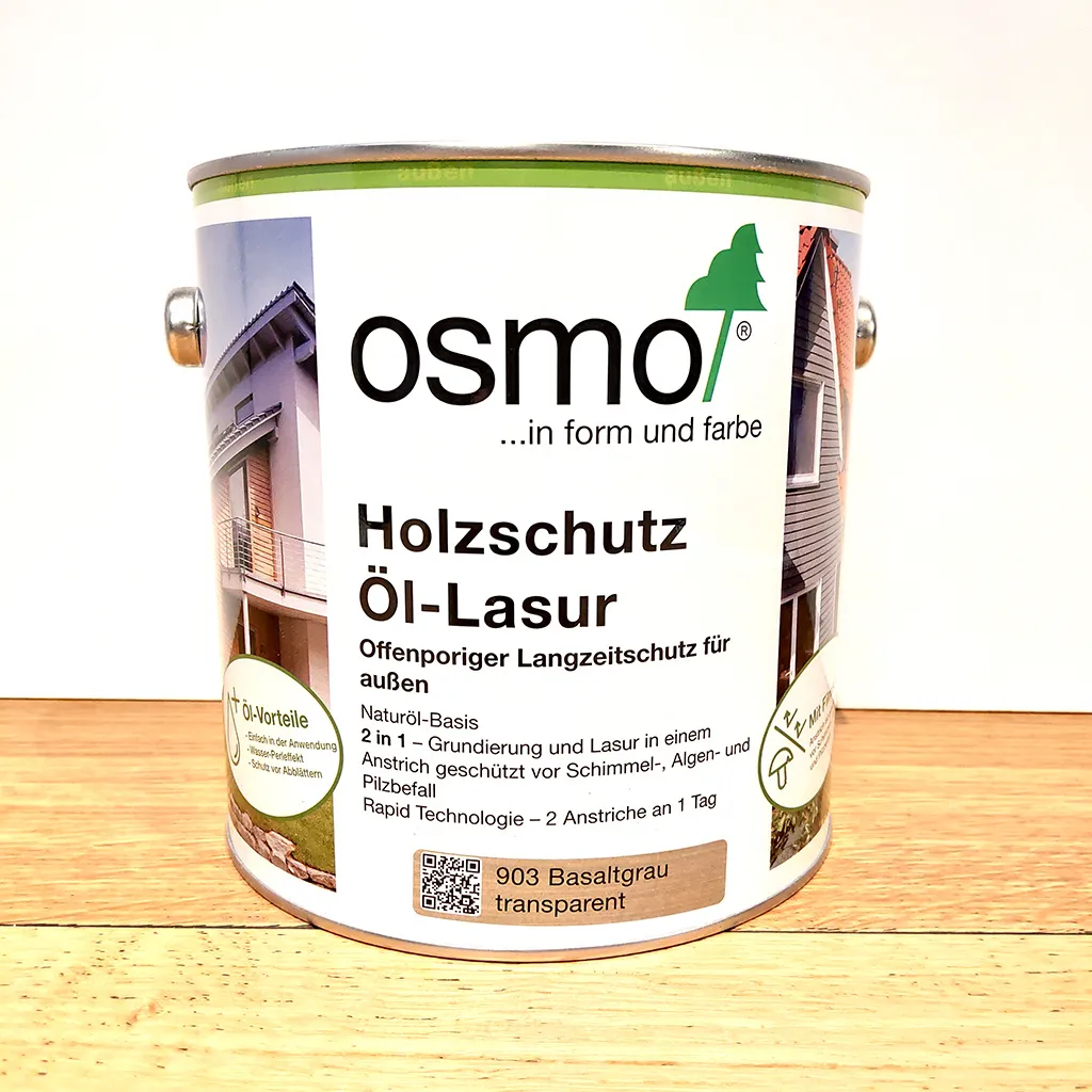 903 Holzschutz &Ouml;l-Lasur Basaltgrau