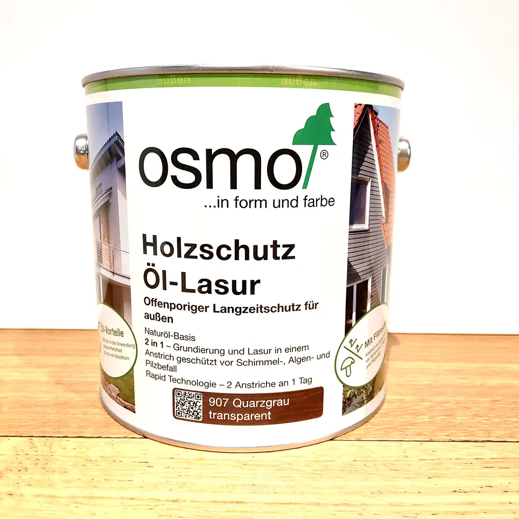 907 Holzschutz &Ouml;l-Lasur Quarzgrau
