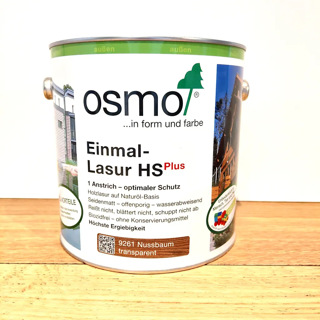 9261 Einmallasur HS Plus Nussbaum