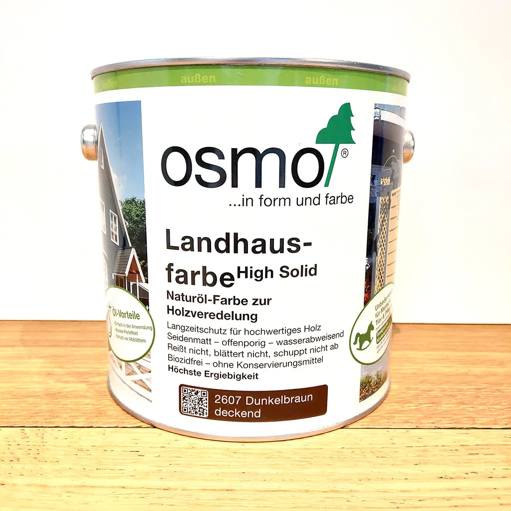 2607 Landhausfarbe Dunkelbraun